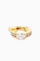 Harvest Single Clip Earring with Diamond in 18kt Yellow Gold Harvest Single Clip Earring with Diamond in 18kt Yellow Gold