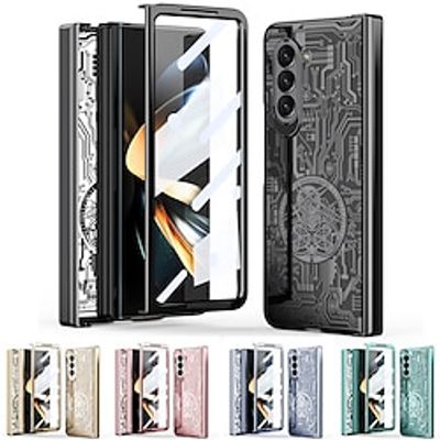 Phone Case For Samsung Galaxy Z Fold 5 Z Fold 4 Z Fold 3 Z Fold 2 Shockproof ABS PC miniinthebox