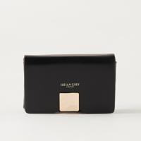 LUELLA GREY Solid Flap Wallet with Snap Button Closure