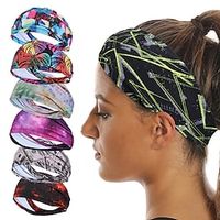 Sweatband Sports Headband Hairband Men's Women's Sweat Towel Graphic Breathable Quick Dry Sweat wicking for Fitness Gym Workout Running Summer Spring Winter Yellow Burgundy Blue miniinthebox Sweatband Sports Headband Hairband Men's Women's Sweat Towel Graphic Breathable Quick Dry Sweat wicking for Fitness Gym Workout Running Summer Spring Winter Yellow Burgundy Blue miniinthebox