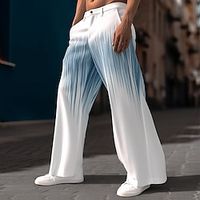 Men's Dress Pants Trousers Suit Pants Front Pocket Straight Leg Color Block Comfort Business Daily Holiday Fashion Chic  Modern Black Red miniinthebox