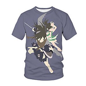 Inspired by Dororo Cosplay Anime Cartoon 100% Polyester 3D Harajuku Graphic Kawaii T-shirt For Women's / Men's miniinthebox