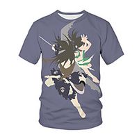Inspired by Dororo Cosplay Anime Cartoon 100% Polyester 3D Harajuku Graphic Kawaii T-shirt For Women's / Men's miniinthebox - thumbnail