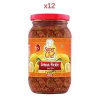 Super Chef Lemon Pickle 400Gm (Pack Of 12)