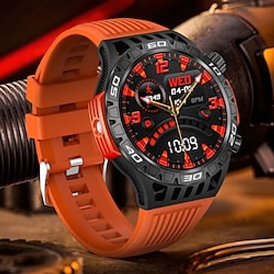 1 New Men And Women Universal Call Smart Watch Compass Heart Rate Monitoring Flashlight Outdoor Sports Waterproof Watch for Apple Huawei Android Smartphone Lightinthebox