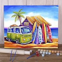 1pc Paint By Numbers For Adults Sand DIY Digital Oil Painting, Acrylic Paint Leisurely Painting Kit Canvas Wall Art Colorful Summer Bedroom Wall Decor 16 20 Inch Lightinthebox - thumbnail