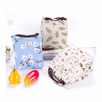 Portable Cotton Linen Insulation Thermal Picnic Snack Lunch Box For Office Women Kids Lunch Box Ice Bag Food Storage Case Portable Cotton Linen Insulation Thermal Picnic Snack Lunch Box For Office Women Kids Lunch Box Ice Bag Food Storage Case