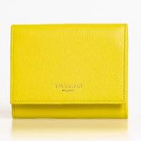 Trussardi Elegant Yellow Mini Leather Wallet (TR-21534)