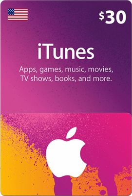 $30 USA Apple iTunes Card (Instant E-mail Delivery) $30 USA Apple iTunes Card (Instant E-mail Delivery)
