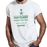 Men's Unisex Tee T shirt Hot Stamping Graphic Prints Letter Plus Size Print Short Sleeve Casual Tops 100% Cotton Basic Designer Big and Tall White miniinthebox - thumbnail
