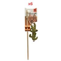 FOFOS Crocodile Cat Wand Cat Toy (Pack Of 6) FOFOS Crocodile Cat Wand Cat Toy (Pack Of 6)