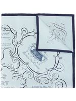 Hermès pre-owned Lary Decrire scarf - Blue