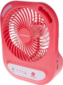 Olsenmark Rechargeable Fan, 6 Inch Multicolor - OMF1785