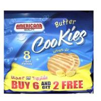 Americana Butter Cookies 6+2x90gm