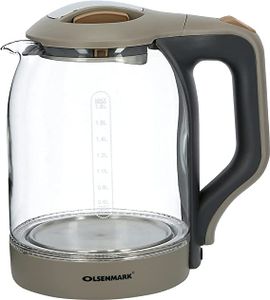 Olsenmark Illuminating Glass Kettle, 1.8L, 1500W - Multicolor - OMK2394