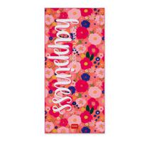 Legami Beach Towel - Flowers (85 x 180 cm)