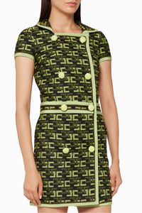 Logo Jacquard Mini Dress Logo Jacquard Mini Dress