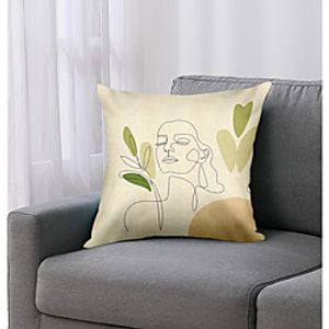 Double Side Cushion Cover 1PC Soft Decorative Square Throw Pillow Cover Cushion Case Pillowcase for Bedroom Livingroom Superior Quality Machine Washable Indoor Cushion for Sofa Couch Bed Chair miniinthebox