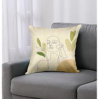 Double Side Cushion Cover 1PC Soft Decorative Square Throw Pillow Cover Cushion Case Pillowcase for Bedroom Livingroom Superior Quality Machine Washable Indoor Cushion for Sofa Couch Bed Chair miniinthebox - thumbnail