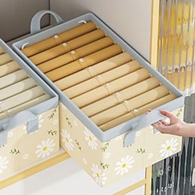Household Wardrobe Storage Box Clothes, Socks, and Sorting Storage Box Oxford Cloth Foldable Storage Box miniinthebox Household Wardrobe Storage Box Clothes, Socks, and Sorting Storage Box Oxford Cloth Foldable Storage Box miniinthebox
