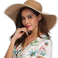 Women's Hat Sun Hat Portable Sun Protection Street Daily Weekend Pure Color Pure Color Lightinthebox