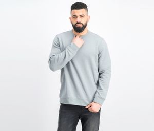 Mens Fleece Sweatshirt  Heather Gray