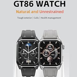 GT86 Smart Watch 1.96 inch Smartwatch Fitness Running Watch Bluetooth Pedometer Call Reminder Fitness Tracker Compatible with Android iOS Women Men Long Standby Hands-Free Calls Waterproof IP 67 42mm Lightinthebox