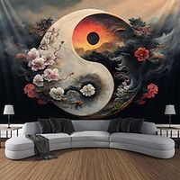 Eight Trigrams Hanging Tapestry Wall Art Large Tapestry Mural Decor Photograph Backdrop Blanket Curtain Home Bedroom Living Room Decoration miniinthebox - thumbnail