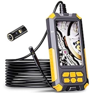 Portable Dual Lens Endoscoop Camera 1080P Hd 4.5 Ips Scherm 9 Led Verlichting IP68 Waterdichte Snake Camera riool Sanitair Gereedschap Hard 10M Lightinthebox