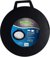 Royalford Aluminium Non- Stick Flat Tawa-(Black)-(RF7372)