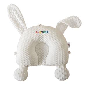 Sunveno Infant Head Shaper Rabbit Pillow - White SN_HSRP_WH