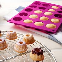 Round Cup Muffin Pudding Cake Chocolate Cookies Baking Mold Decorating Pastry
