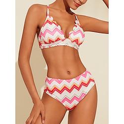 Geometric Triangle Bikini Swimsuit Lightinthebox