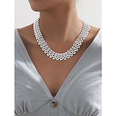 Women's necklace Fashion Wedding Pure Color Necklaces miniinthebox