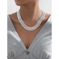 Women's necklace Fashion Wedding Pure Color Necklaces miniinthebox - thumbnail