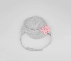 Toddler Girls Floral Hat  Grey/Pink
