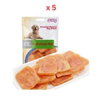 O'dog Small Chicken Fillet Snack - 100g (Pack Of 5)