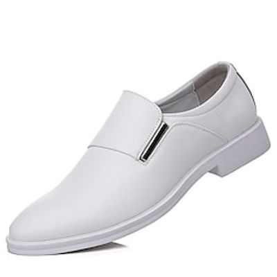 Men's Loafers Slip-Ons Dress Shoes Walking Business Classic British Wedding Party Evening PU Loafer Black White Summer Spring Lightinthebox Men's Loafers Slip-Ons Dress Shoes Walking Business Classic British Wedding Party Evening PU Loafer Black White Summer Spring Lightinthebox