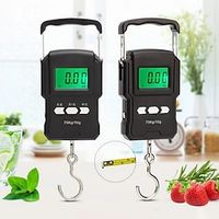 75KG Travel Luggage Scale Portable Digital Hanging Luggage Scale Suitable For Travel Fishing Kitchen And Suitcase Weight Scales Lightinthebox - thumbnail