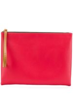 Marni block colour leather pouch - Red - thumbnail