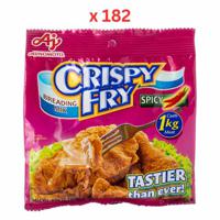 Ajinomoto Crispy Fry Breading Mix Spicy, 62 Gm, 11401861 Pack Of 182 (UAE Delivery Only)