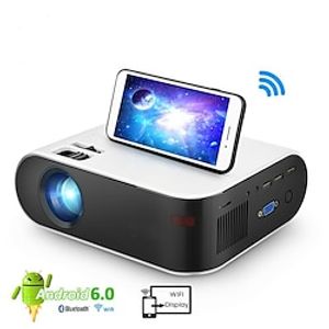 Mini Projector Portable WiFi Android 6.0 Home Cinema for 1080P Video Proyector 2400 Lumens Phone Video 3D Beamer miniinthebox