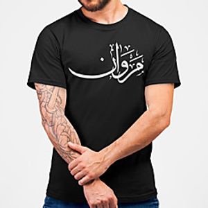 Men's Unisex Tee T shirt Hot Stamping Graphic Prints Plus Size Print Short Sleeve Casual Tops Cotton Basic Designer Big and Tall Black miniinthebox