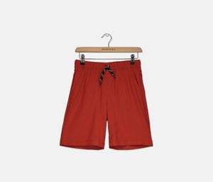 Kids Boys Plain Short  Rust
