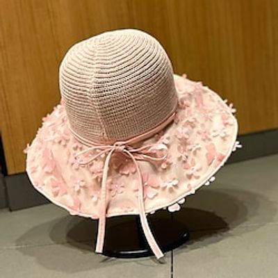 Flower Cute Polyester / Polyamide Hats with Bow(s) / Appliques 1 PC Holiday / Horse Race Headpiece miniinthebox