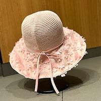 Flower Cute Polyester / Polyamide Hats with Bow(s) / Appliques 1 PC Holiday / Horse Race Headpiece miniinthebox - thumbnail