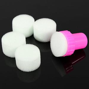 Nail Art Sponge Stamper Polish DIY Templates Transfer