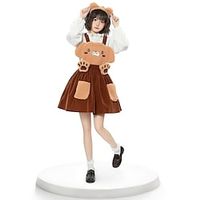 Women's Bear Dress Cute Cosplay Costume Adults' Women's Halloween Festival  Holiday Terylene Brown Easy Carnival Costumes Solid Colored Lightinthebox - thumbnail