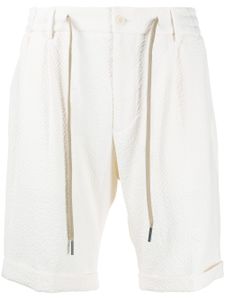 Tagliatore drawstring waist Bermuda shorts - NEUTRALS