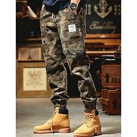 Men's Cargo Pants Cargo Trousers Pocket Camouflage Comfort Breathable Outdoor Daily Going out Fashion Casual Khaki Grey Lightinthebox - thumbnail